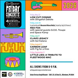 2026 ArtsQuest Concert Series Flyer