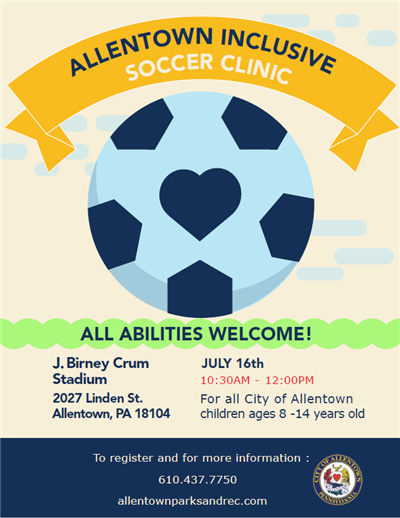 Inclusive Soccer Clinic Flyer